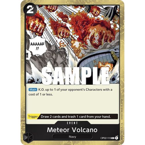 Meteor Volcano (OP02 - 119) [Paramount War] - PokéBox Australia