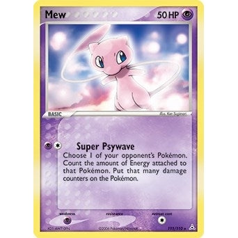 Mew - 111/110 (Non - Holo DVD Promo) (111/110) (Miscellaneous Cards & Products) - PokéBox Australia