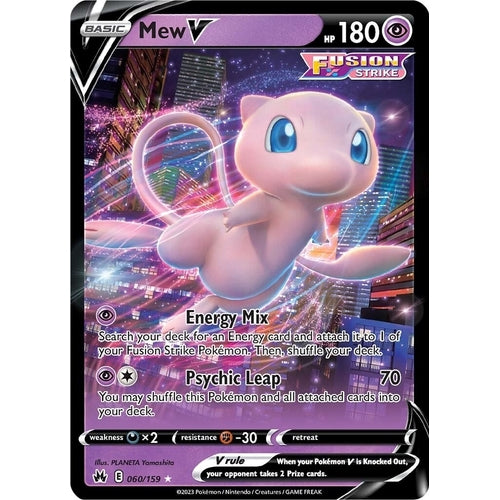 Mew V (060/159) (Crown Zenith) - PokéBox Australia