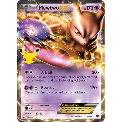Mewtwo EX (54/99) (Celebrations: Classic Collection) - PokéBox Australia