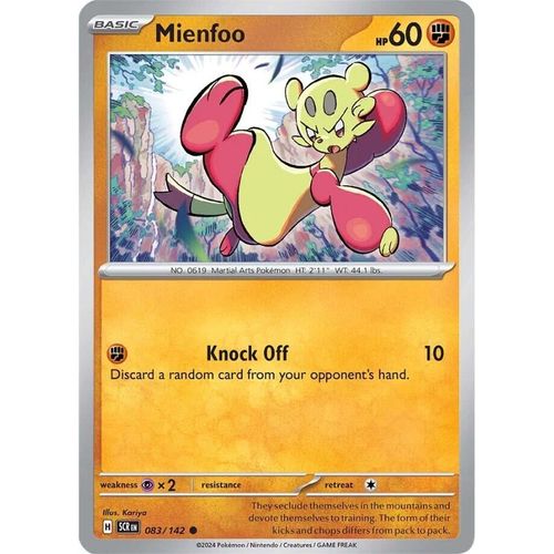 Mienfoo (083/142) [SV07: Stellar Crown] - PokéBox Australia