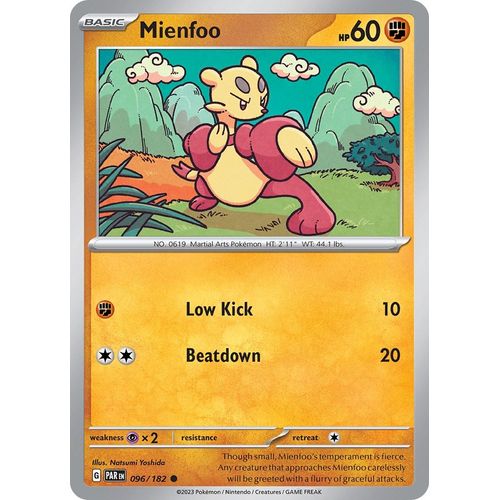 Mienfoo (096/182) [SV04: Paradox Rift] - PokéBox Australia