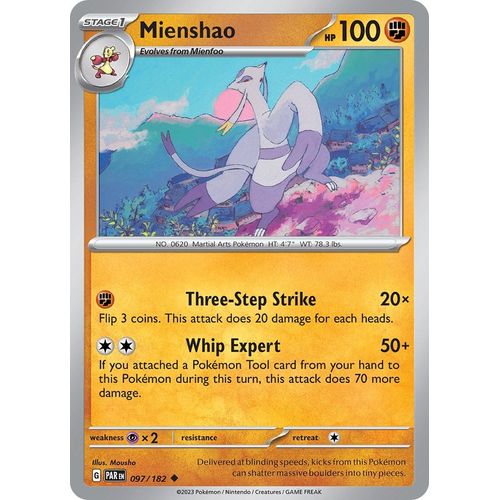 Mienshao (097/182) [SV04: Paradox Rift] - PokéBox Australia