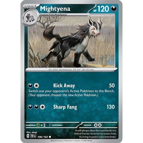 Mightyena (106/162) [SV05: Temporal Forces] - PokéBox Australia