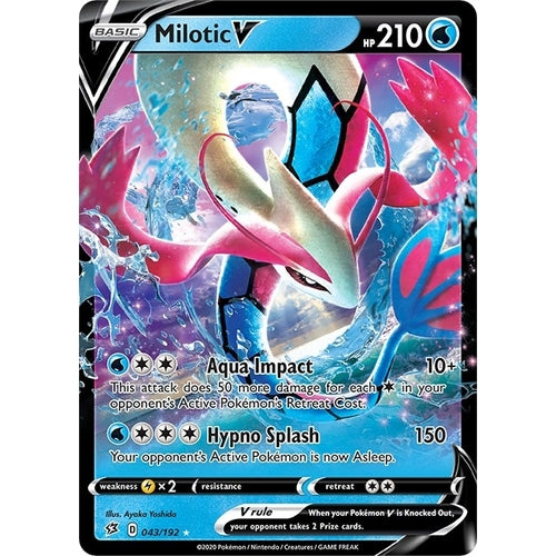 Milotic V (043/192) (SWSH02: Rebel Clash) - PokéBox Australia