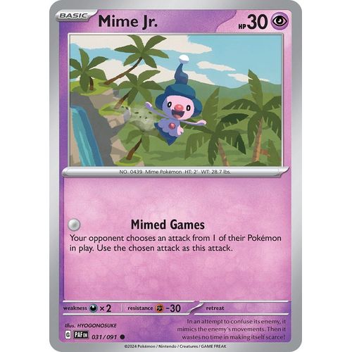Mime Jr. (031/091) [SV: Paldean Fates] - PokéBox Australia