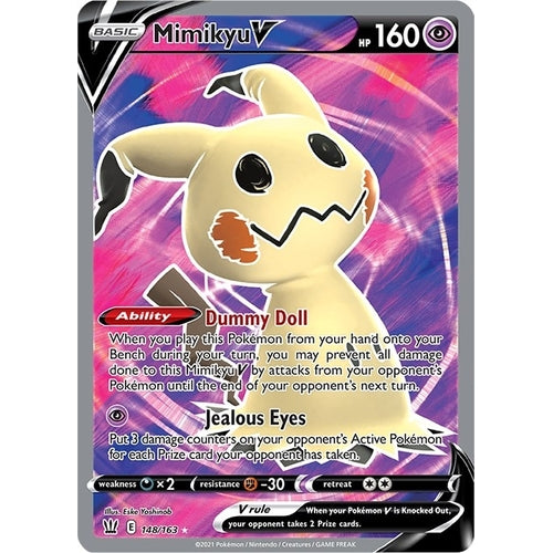 Mimikyu V (Full Art) (148/163) (SWSH05: Battle Styles) - PokéBox Australia