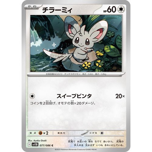 Minccino (077/086) (SV11B: Black Bolt) - PokéBox Australia