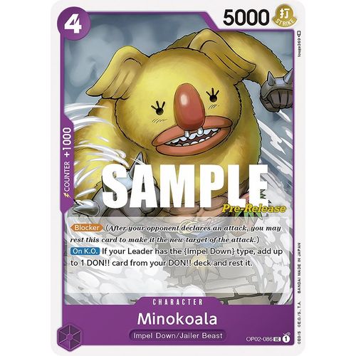 Minokoala (OP02 - 086) [Paramount War Pre - Release Cards] - PokéBox Australia