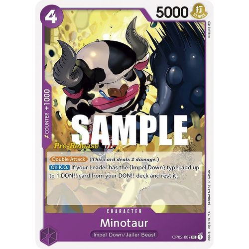 Minotaur (OP02 - 087) [Paramount War Pre - Release Cards] - PokéBox Australia