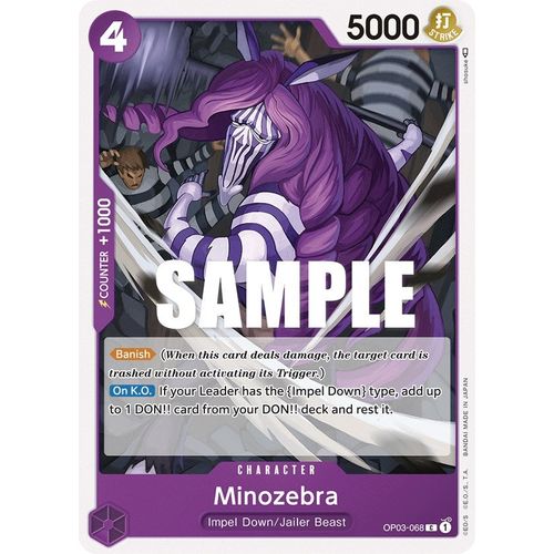 Minozebra (OP03 - 068) [Pillars of Strength] - PokéBox Australia