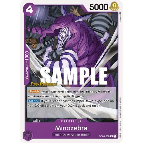 Minozebra (OP03 - 068) [Pillars of Strength Pre - Release Cards] - PokéBox Australia