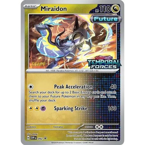 Miraidon - 092 (Prerelease) [Staff] (092) (SV: Scarlet & Violet Promo Cards) - PokéBox Australia