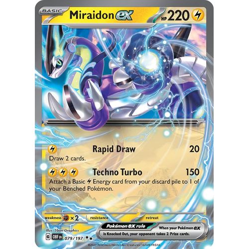 Miraidon ex (079/197) [SV03: Obsidian Flames] - PokéBox Australia