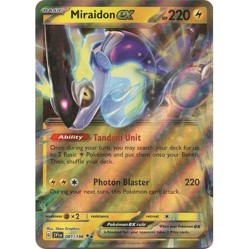 Miraidon ex (081/198) [SV01: Scarlet & Violet Base Set] - PokéBox Australia