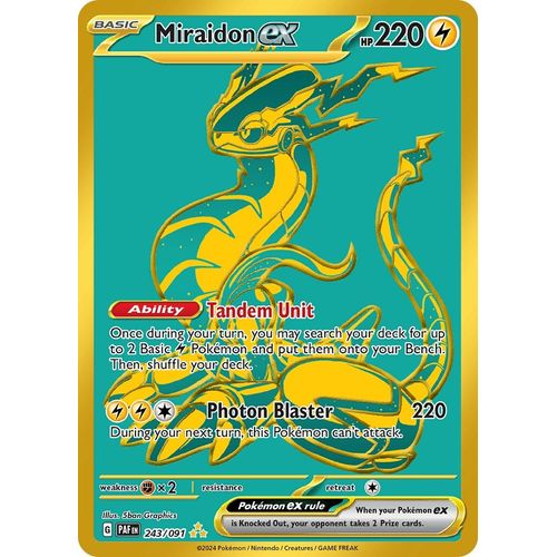 Miraidon ex (243/091) [SV: Paldean Fates] - PokéBox Australia