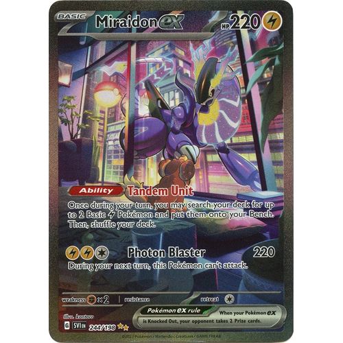 Miraidon ex (244/198) [SV01: Scarlet & Violet Base Set] - PokéBox Australia