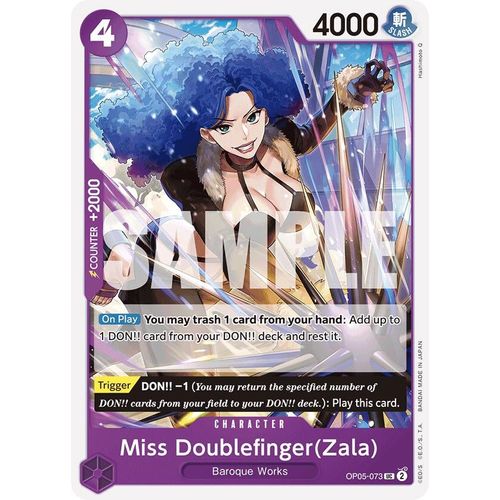 Miss Doublefinger(Zala) (Reprint) (OP05 - 073) [Premium Booster - The Best - ] - PokéBox Australia