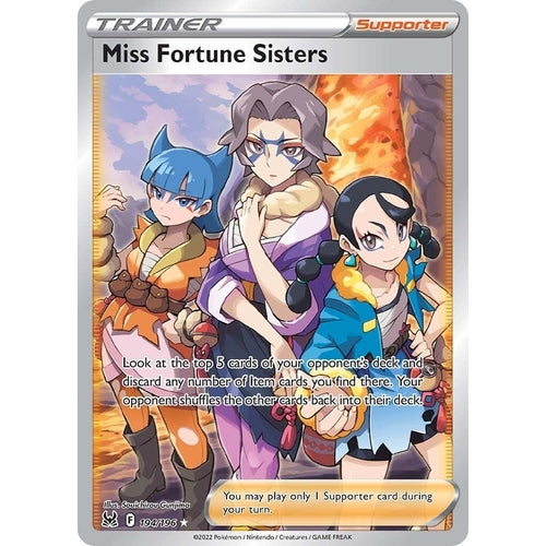Miss Fortune Sisters (Full Art) (194/196) (SWSH11: Lost Origin) - PokéBox Australia