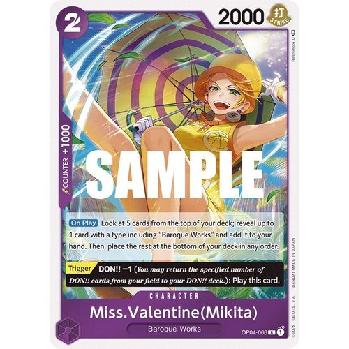 Miss.Valentine(Mikita) (OP04 - 066) [Kingdoms of Intrigue] - PokéBox Australia
