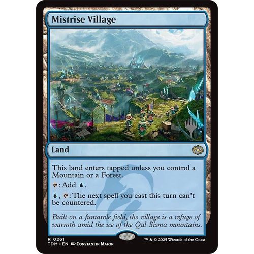 Mistrise Village (261) (Promo Pack: Tarkir: Dragonstorm) - PokéBox Australia