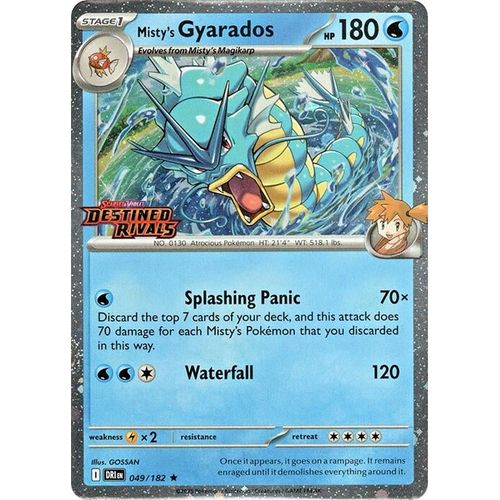 Misty's Gyarados (Prerelease) (049/182) [Miscellaneous Cards & Products] - PokéBox Australia