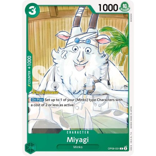 Miyagi (OP08 - 031) [Two Legends Pre - Release Cards] - PokéBox Australia