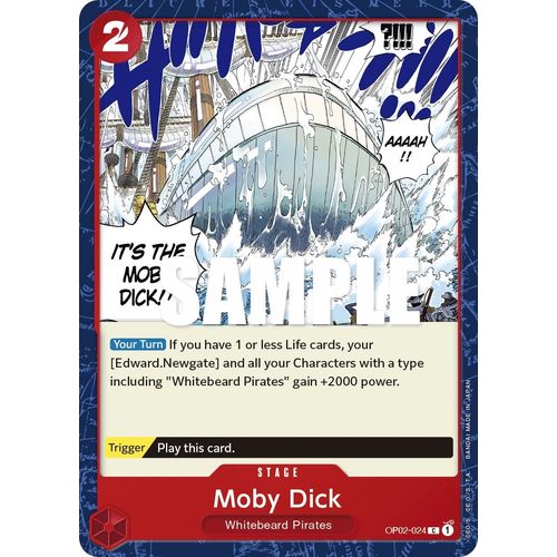Moby Dick (OP02 - 024) [Paramount War] - PokéBox Australia
