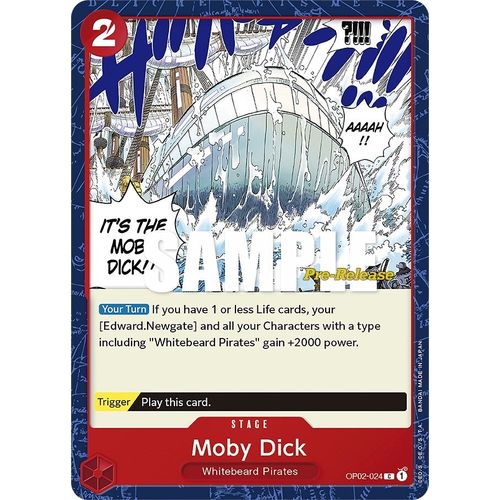 Moby Dick (OP02 - 024) [Paramount War Pre - Release Cards] - PokéBox Australia