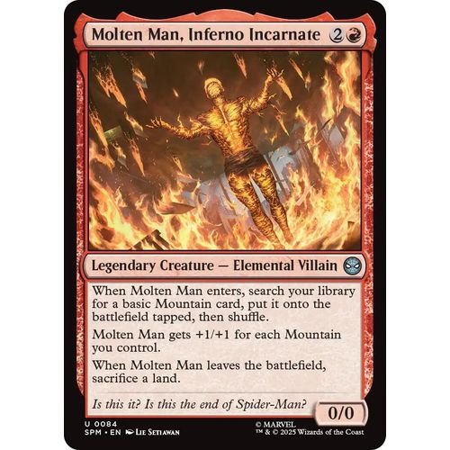 Molten Man, Inferno Incarnate (84) (Marvel's Spider - Man) - PokéBox Australia