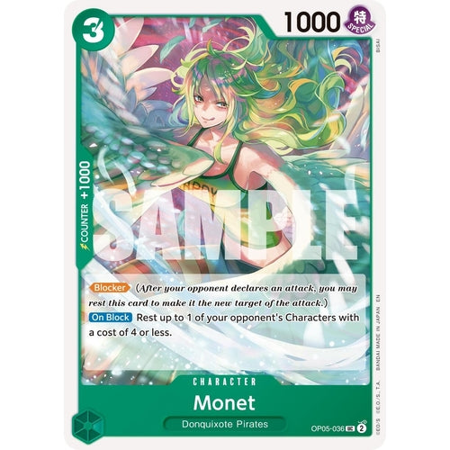 Monet (Reprint) (OP05 - 036) (Premium Booster - The Best - Vol. 2) - PokéBox Australia