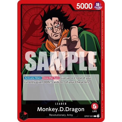 Monkey.D.Dragon (001) (OP07 - 001) [500 Years in the Future] - PokéBox Australia