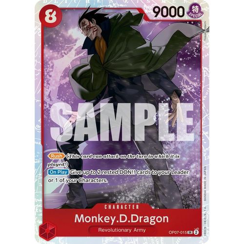 Monkey.D.Dragon (015) (OP07 - 015) [500 Years in the Future] - PokéBox Australia