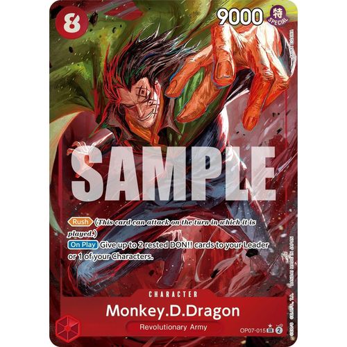 Monkey.D.Dragon (015) (Parallel) (OP07 - 015) [500 Years in the Future] - PokéBox Australia