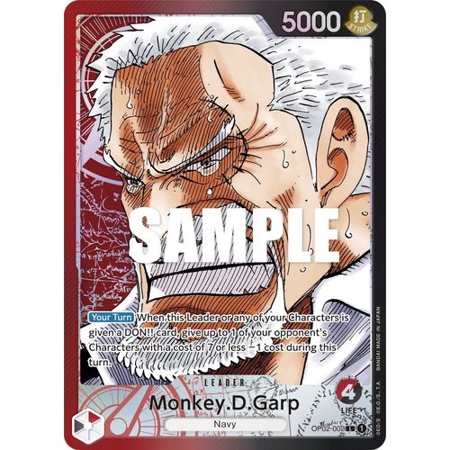 Monkey.D.Garp (002) (Alternate Art) (OP02 - 002) [Paramount War] - PokéBox Australia