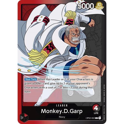 Monkey.D.Garp (002) (OP02 - 002) [Paramount War] - PokéBox Australia