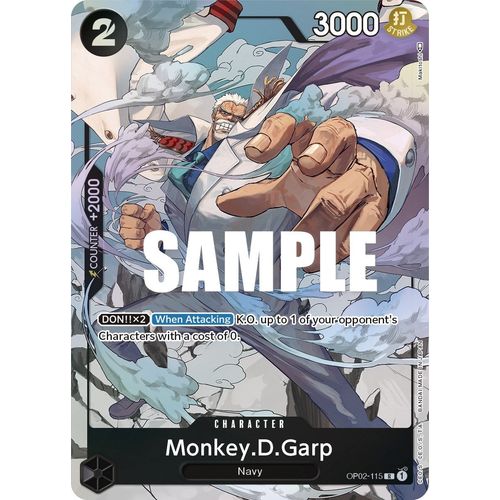 Monkey.D.Garp (115) (Alternate Art) (OP02 - 115) [Paramount War] - PokéBox Australia