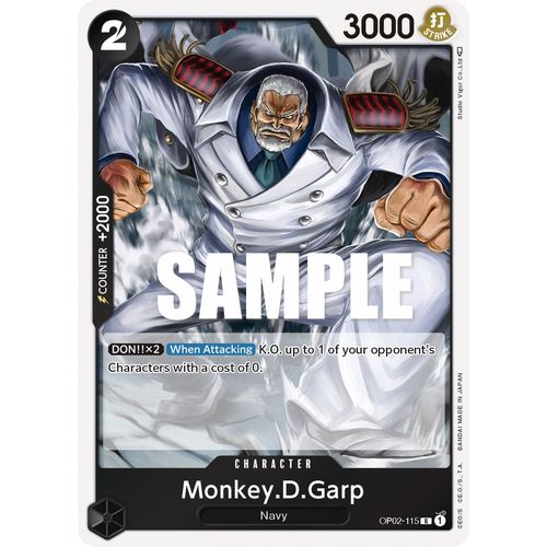 Monkey.D.Garp (115) (OP02 - 115) [Paramount War] - PokéBox Australia