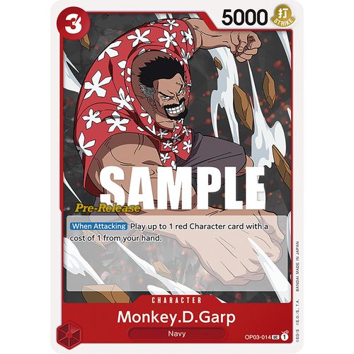 Monkey.D.Garp (OP03 - 014) [Pillars of Strength Pre - Release Cards] - PokéBox Australia