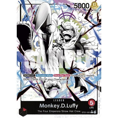 Monkey.D.Luffy (001) (Parallel) (ST21 - 001) [Starter Deck EX: Gear 5] - PokéBox Australia