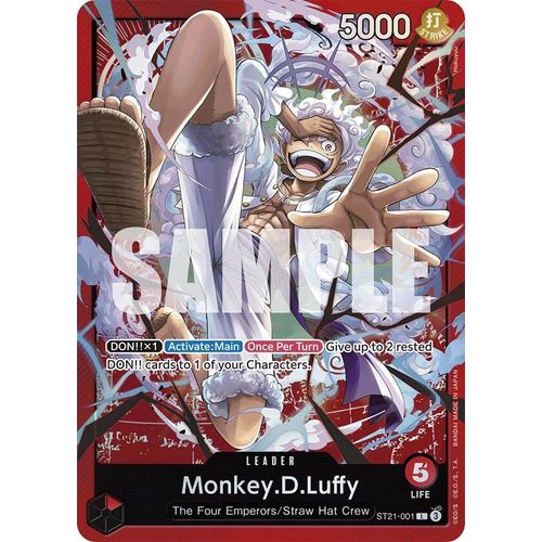 Monkey.D.Luffy (001) (ST21 - 001) [Starter Deck EX: Gear 5] - PokéBox Australia