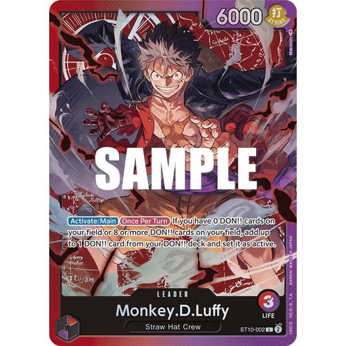 Monkey.D.Luffy (002) (ST10 - 002) [Ultra Deck: The Three Captains] - PokéBox Australia