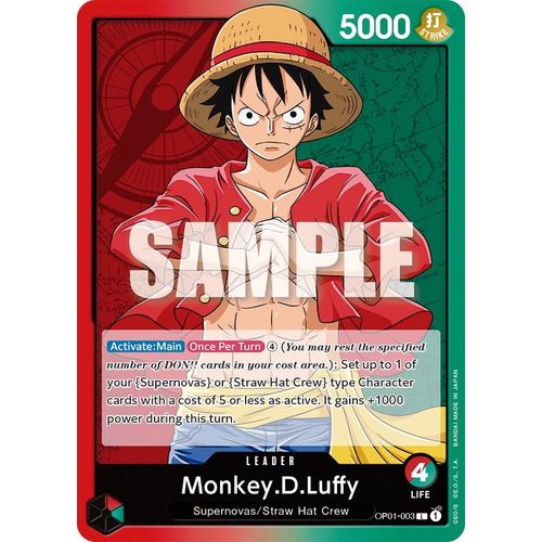 Monkey.D.Luffy (003) (OP01 - 003) [Romance Dawn] - PokéBox Australia