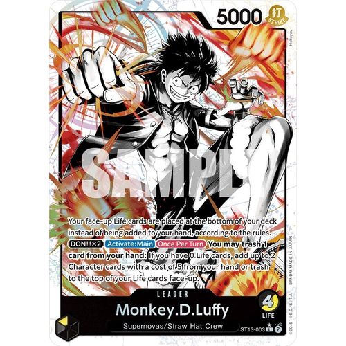 Monkey.D.Luffy (003) (Parallel) (ST13 - 003) [Ultra Deck: The Three Brothers] - PokéBox Australia