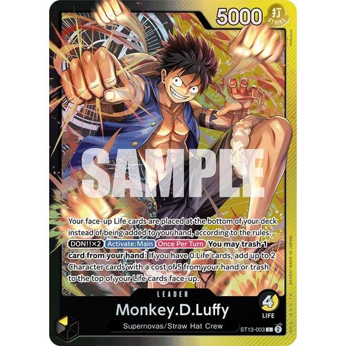Monkey.D.Luffy (003) (ST13 - 003) [Ultra Deck: The Three Brothers] - PokéBox Australia