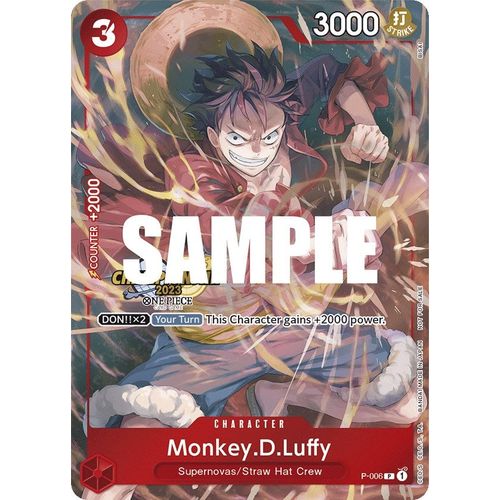 Monkey.D.Luffy (006) (CS 2023 Celebration Pack) (P - 006) [One Piece Promotion Cards] - PokéBox Australia