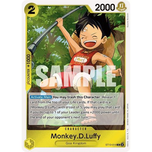 Monkey.D.Luffy (014) (ST13 - 014) [Ultra Deck: The Three Brothers] - PokéBox Australia