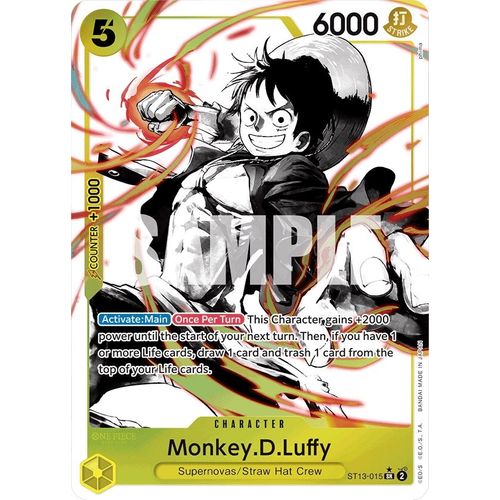 Monkey.D.Luffy (015) (Parallel) (ST13 - 015) [Ultra Deck: The Three Brothers] - PokéBox Australia