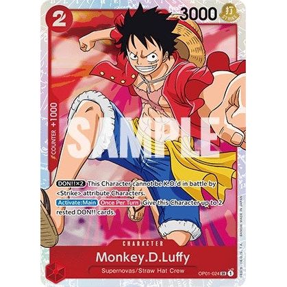 Monkey.D.Luffy (024) (OP01 - 024) [Romance Dawn] - PokéBox Australia