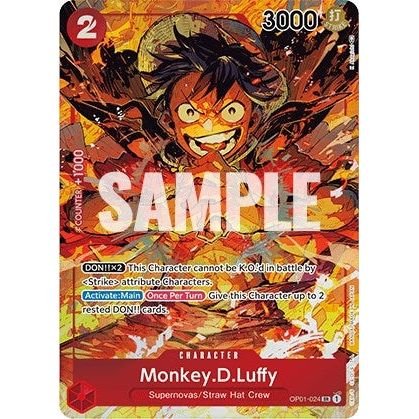 Monkey.D.Luffy (024) (Parallel) (OP01 - 024) [Romance Dawn] - PokéBox Australia